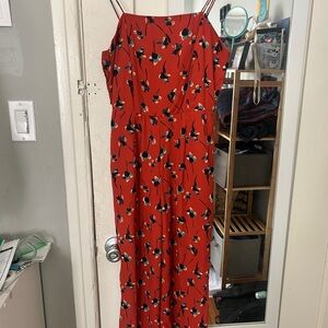 Sienna Sky Red Floral Jumpsuit